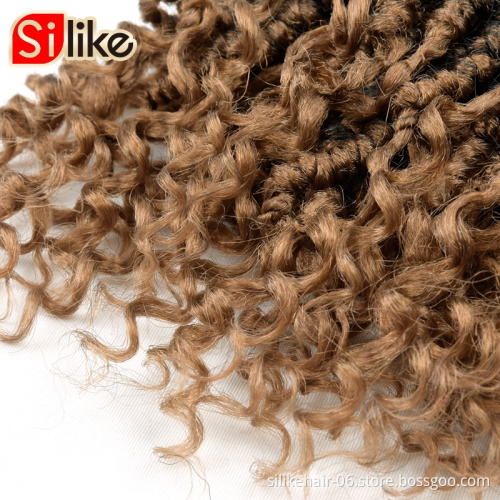 12 inches T30  Senegalese spring twist crochet hair curl end Synthetic hair extensions Jamaican Bounce passion twist hair
